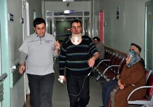 Erzurumlu kamyoncular ölümden döndü